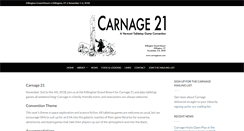 Desktop Screenshot of carnagecon.com